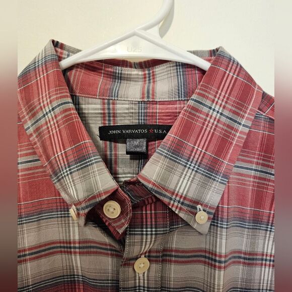 John Varvatos Long Sleeve Button Down Mens Medium - Picture 2 of 5